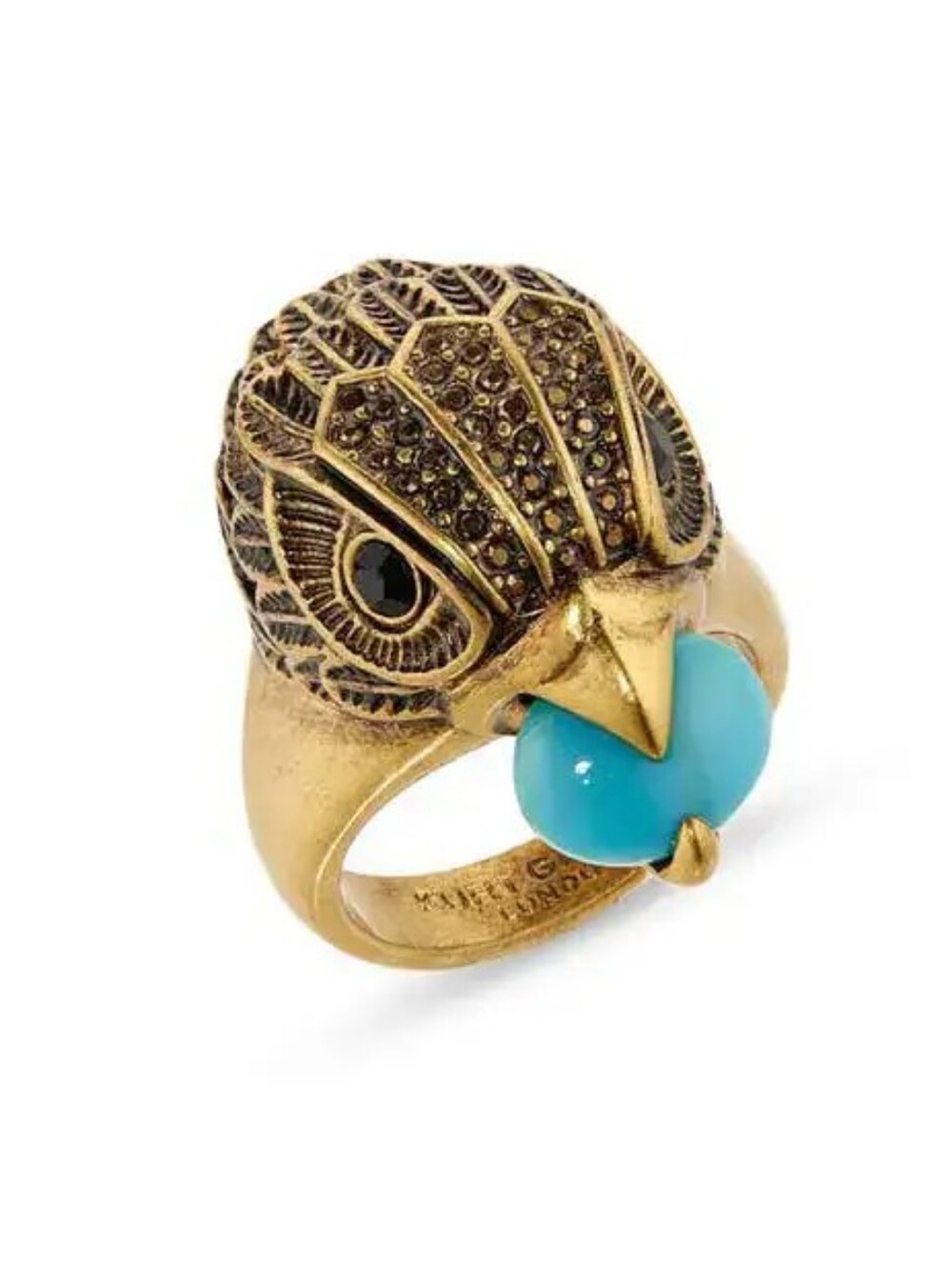 NEW Kurt Geiger Eagle Head Ring Sz 8